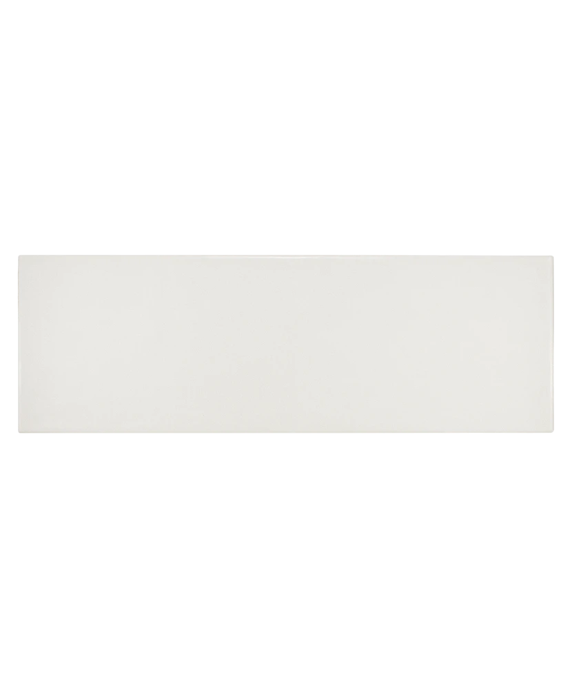Carrelage Country Blanco Mate 13,2x40 cm - vue de face du carreau