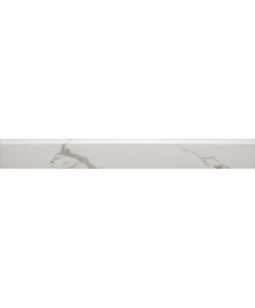 7X60 PLINTHE ASPECT MARBRE GRIS BRILLANT - plinthe