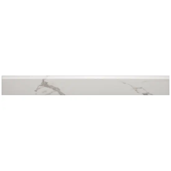 7X60 PLINTHE ASPECT MARBRE GRIS BRILLANT - plinthe