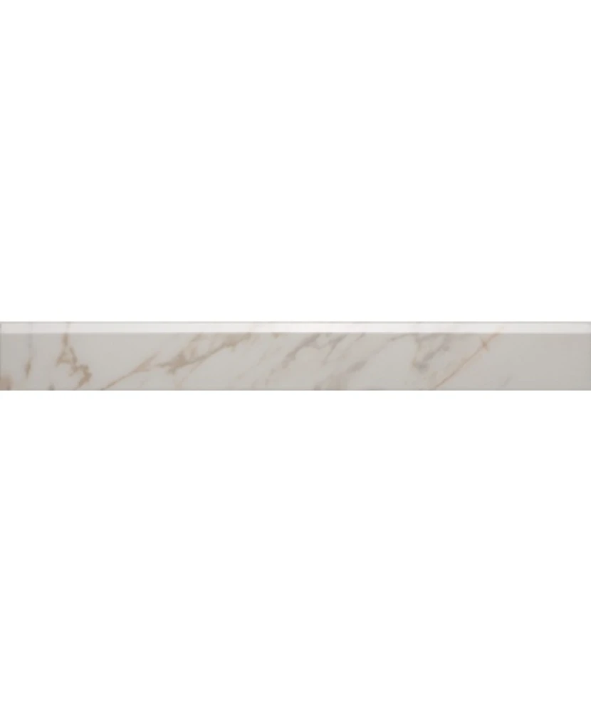 7X60 PLINTHE ASPECT MARBRE GRIS BEIGE BRILLANT - plinthe