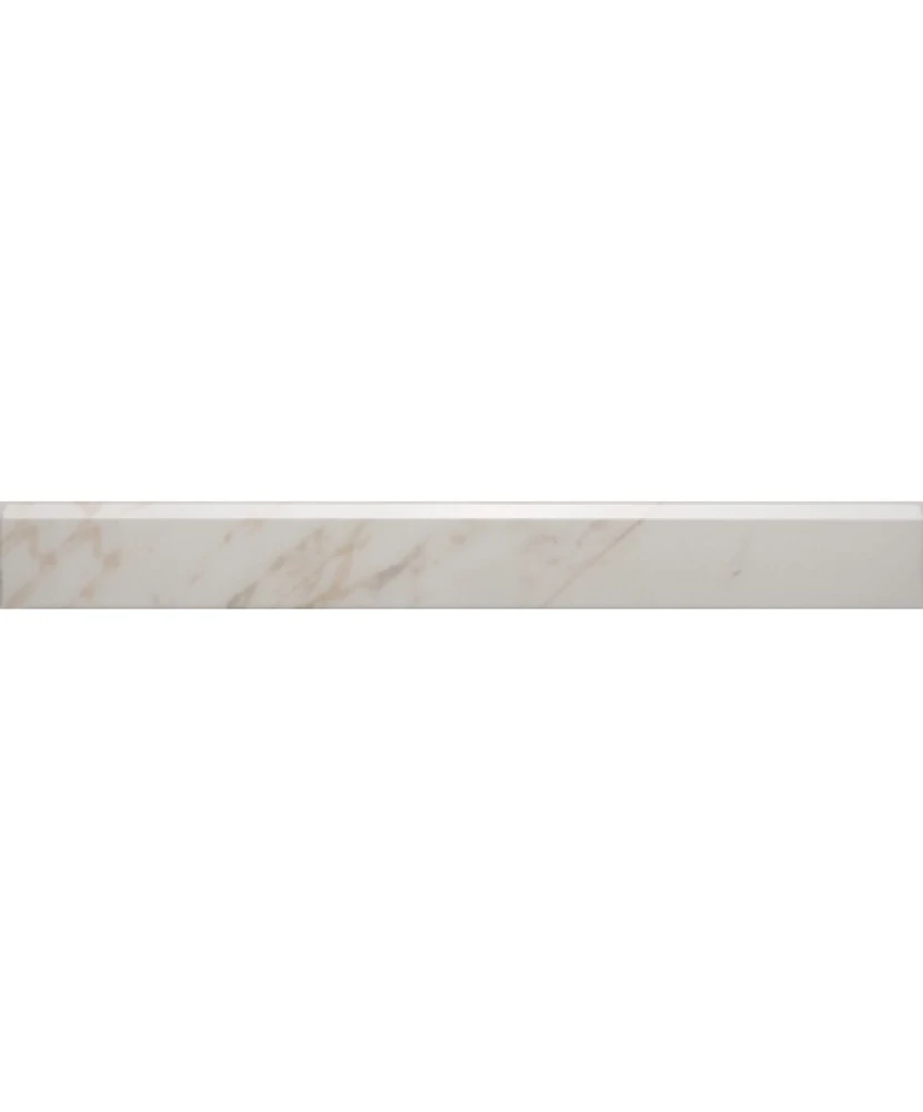 7X60 PLINTHE ASPECT MARBRE GRIS BEIGE BRILLANT - plinthe - image 2