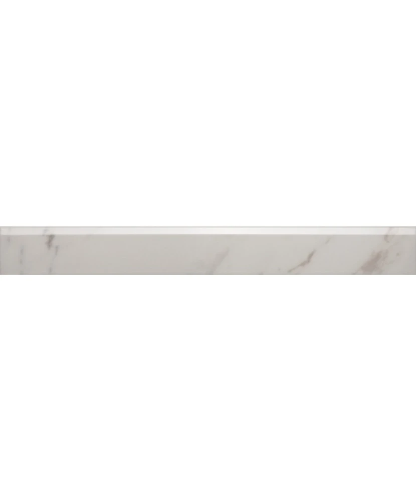 7X60 PLINTHE ASPECT MARBRE GRIS BEIGE BRILLANT - plinthe - image 3