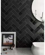 Carrelage Country Anthracite 6,5x20 cm - vue d’ambiance 2