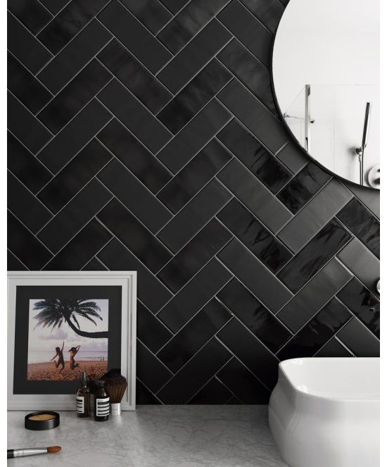 Country Anthracite Matt 6.5x20 cm - carrelage NAIS - image 3