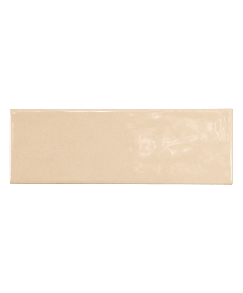 Carrelage Country Beige 6,5x20 cm - vue de face du carreau
