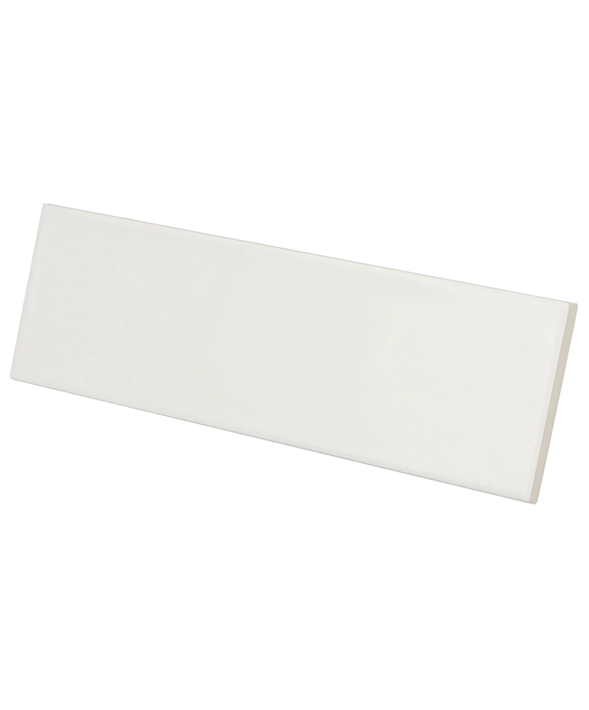 Carrelage Country Blanco Mate 6,5x20 cm - vue latérale du carreau