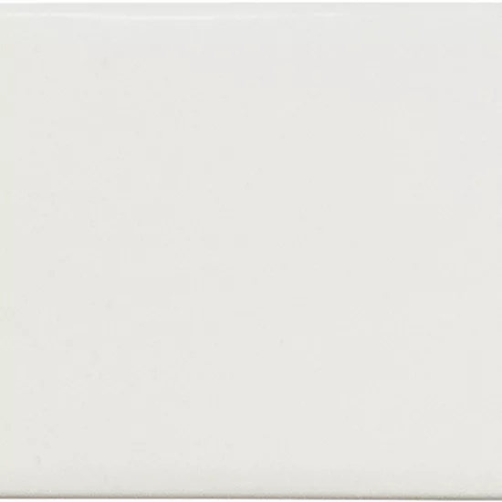 Carrelage Country Blanco Mate 6,5x20 cm - vue de face du carreau