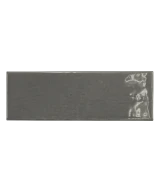 Carrelage Country Graphite 6,5x20 cm - vue de face du carreau