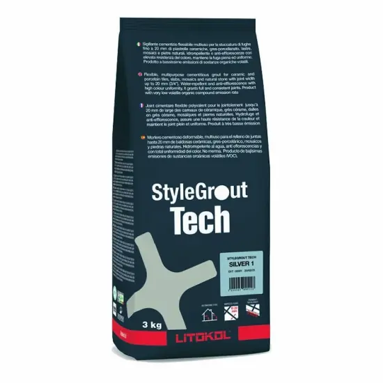 StyleGrout Tech - Silver 3 - 3 kg