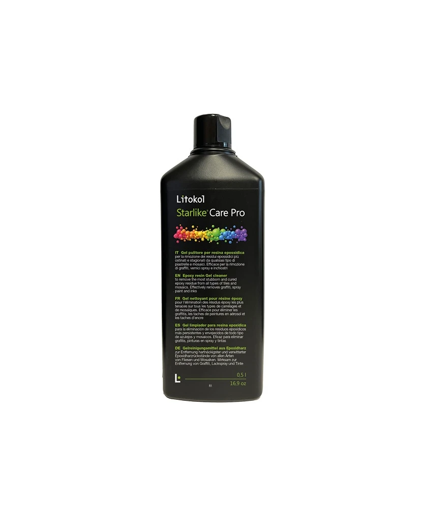 Starlike® Care Pro - 500 ml pièce Litokol, détergents pro pour carrelages, conditionnement boite 12pièces x 500ml