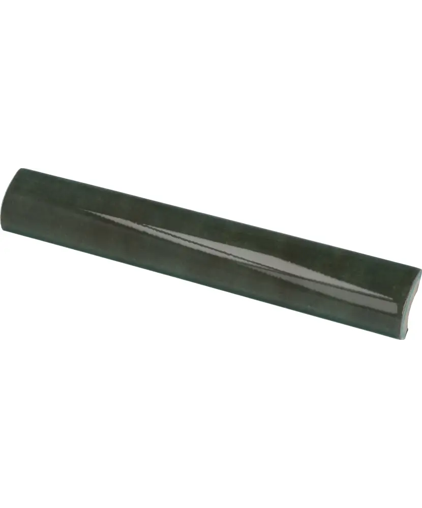Pencil Bullnose Artisan Moss Green 3x20 cm - pièce spéciale NAIS