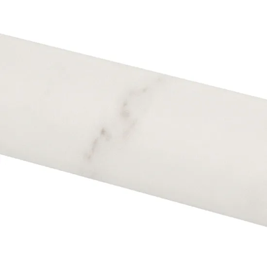 Pencil Bullnose Carrara Matt 3x15 cm - pièce spéciale NAIS