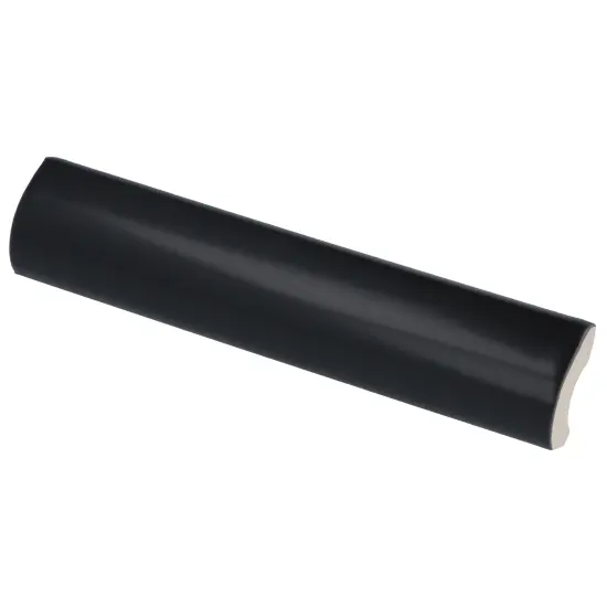 Pièce spéciale Pencil Bullnose Black 3x15 cm