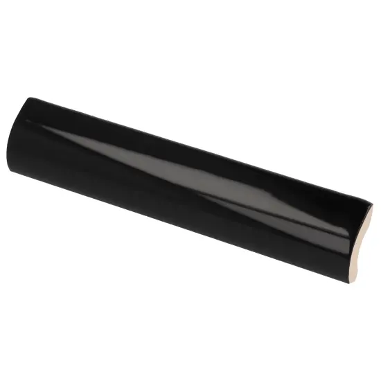Pencil Bullnose Black 3x15 cm