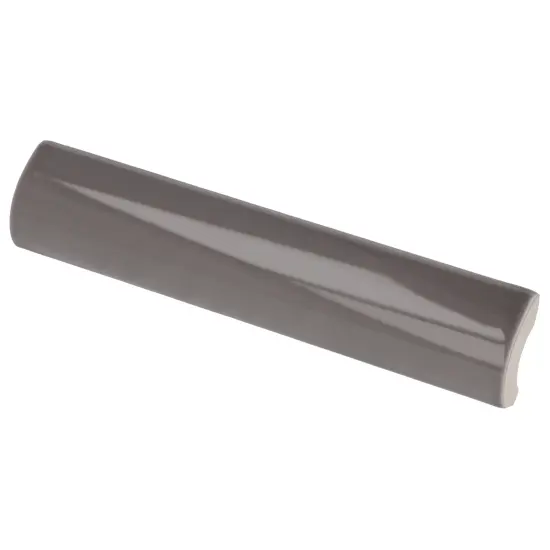 Pièce spéciale Pencil Bullnose Dark Grey 3x15 cm