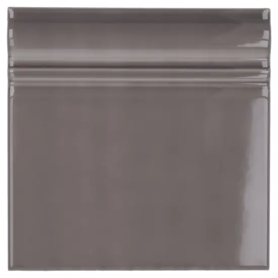 Skirting Gris Oscuro Brillo 15x15 cm