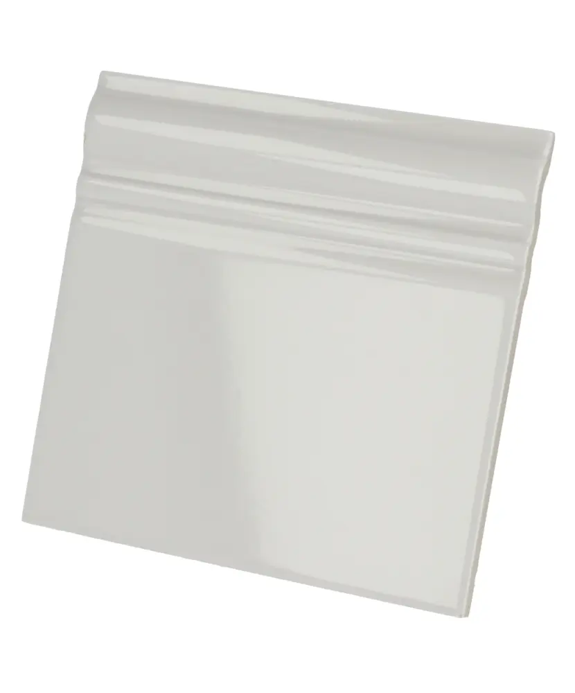 Skirting Gris Claro Brillo 15x15 cm - pièce spéciale NAIS