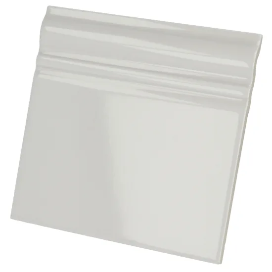 Skirting Gris Claro Brillo 15x15 cm - pièce spéciale NAIS