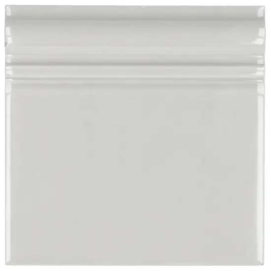 Skirting Gris Claro Brillo 15x15 cm