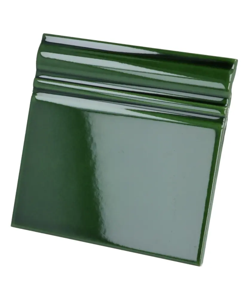 Skirting Victorian Green 15x15 cm - pièce spéciale NAIS