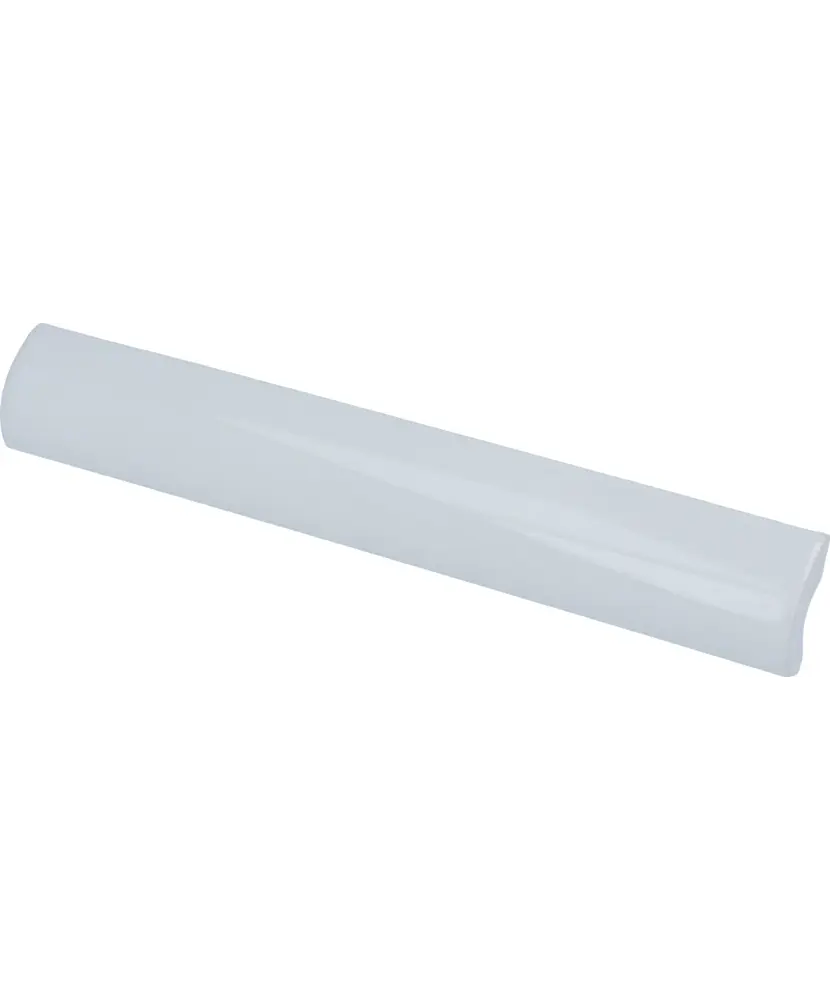 Pencil Bullnose La Riviera Blanc 3x20 cm - pièce spéciale NAIS