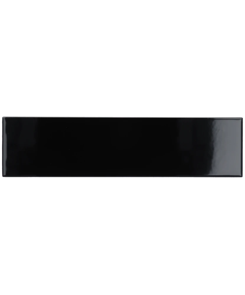 Carrelage Evolution Black 10x40 cm - vue de face du carreau
