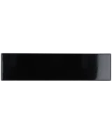 Carrelage Evolution Black 10x40 cm - vue de face du carreau