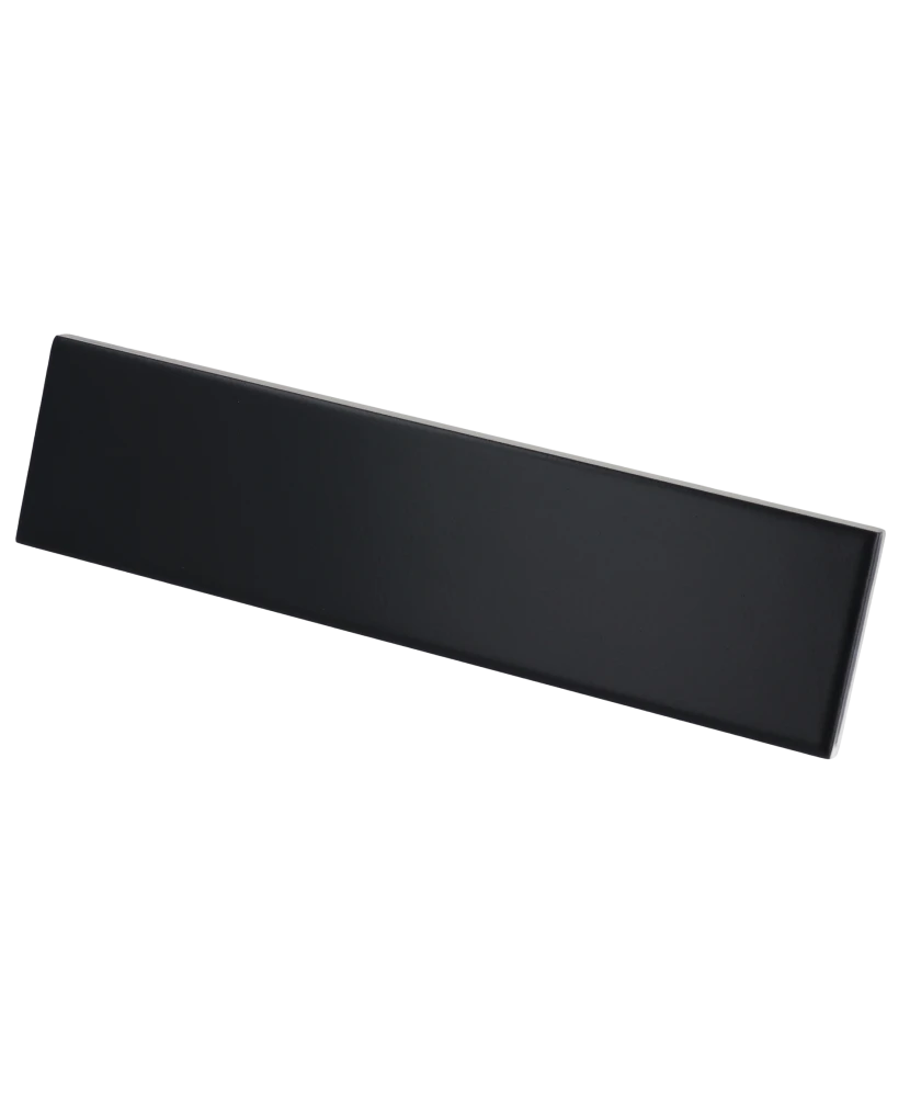 Carrelage Evolution Black Mat 10x40 cm - vue latérale du carreau