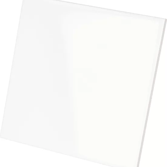 Carrelage Evolution White 15x15 cm - vue latérale du carreau