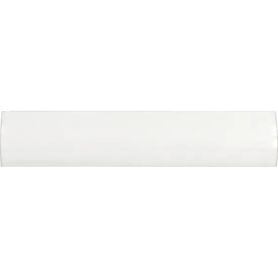 Pencil Bullnose Blanco Crackle 3x15 cm