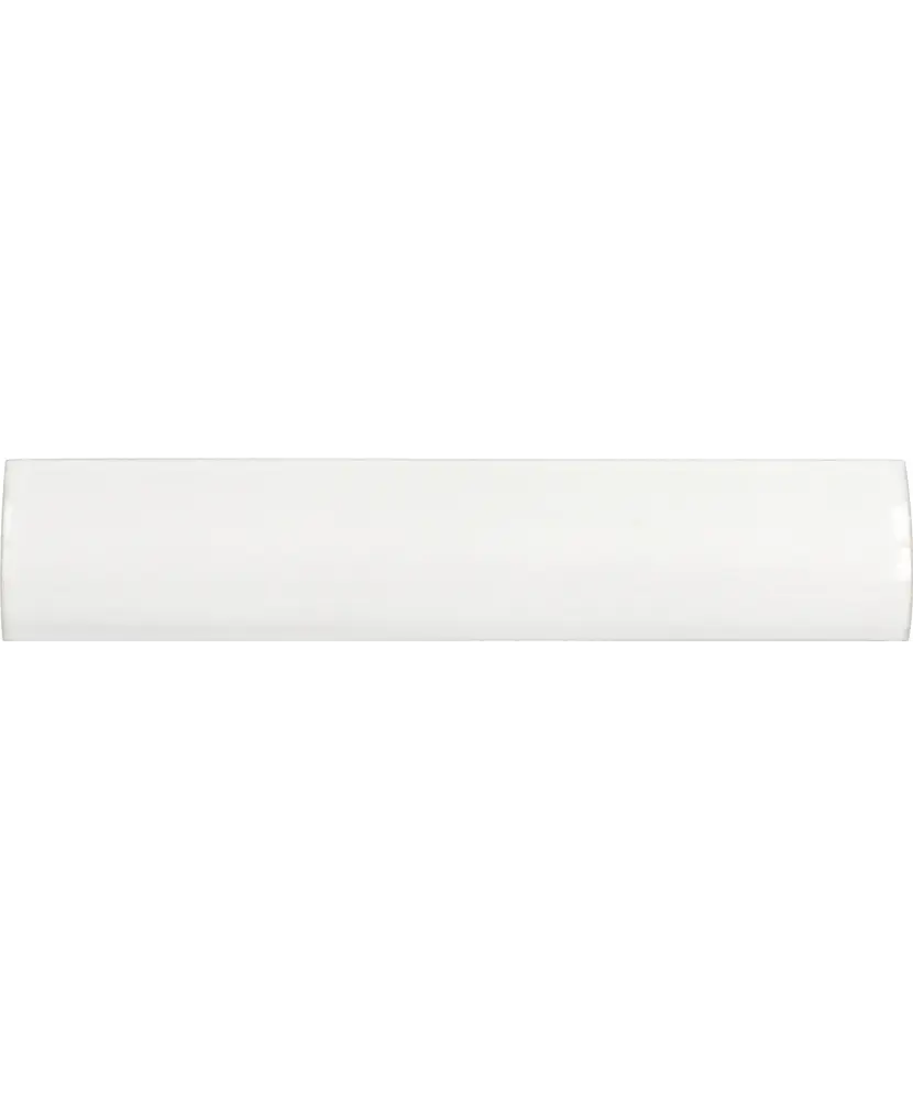 Pencil Bullnose Blanco Crackle 3x15 cm - pièce spéciale NAIS - image 2