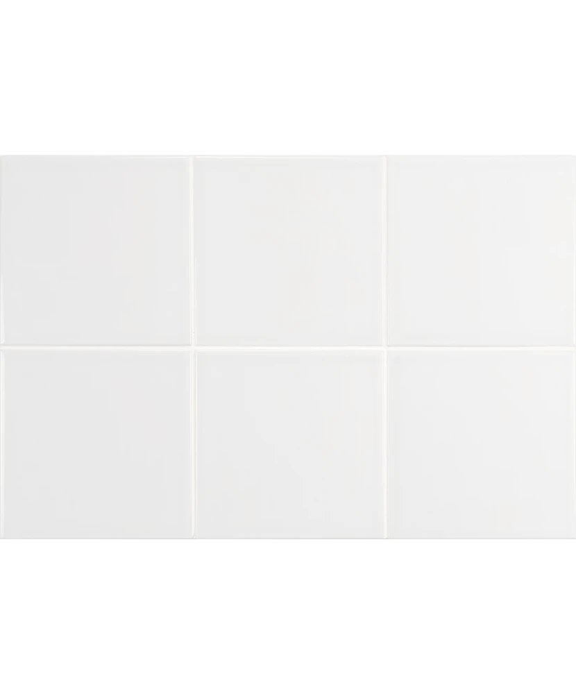 Carrelage Evolution White 15x15 cm - panneau de carreaux