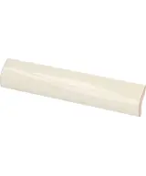 Pencil Bullnose Cream Crackle 3x15 cm - pièce spéciale NAIS