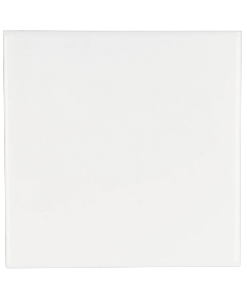 Carrelage Evolution White 15x15 cm - vue de face du carreau