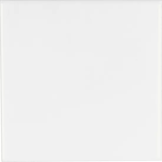 Carrelage Evolution White 15x15 cm - vue de face du carreau