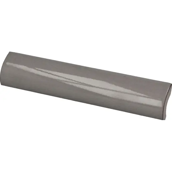 Pièce spéciale Pencil Bullnose Gris Oscuro Crackle 3x15 cm