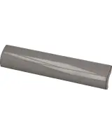 Pencil Bullnose Gris Oscuro Crackle 3x15 cm - pièce spéciale NAIS