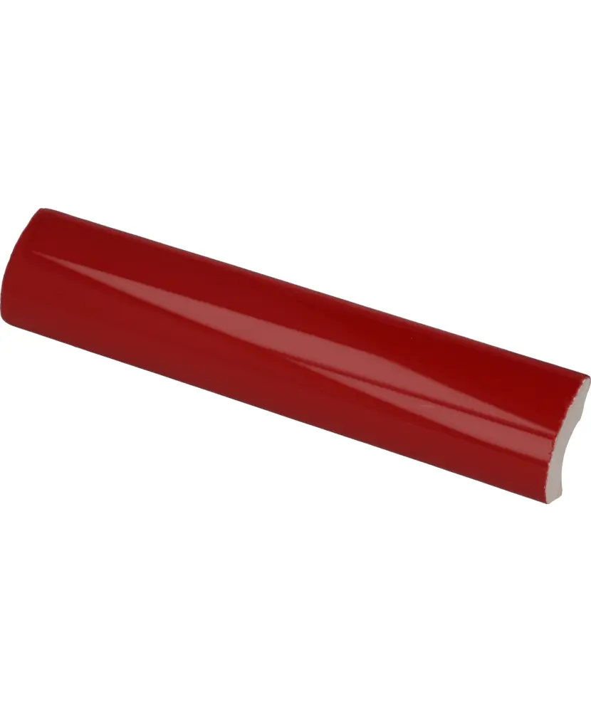 Pencil Bullnose Rosso 3x15 cm - pièce spéciale NAIS