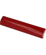 Pencil Bullnose Rosso 3x15 cm - pièce spéciale NAIS