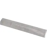 Pencil Bullnose Tribeca Grey Whisper 3x20 cm - pièce spéciale NAIS