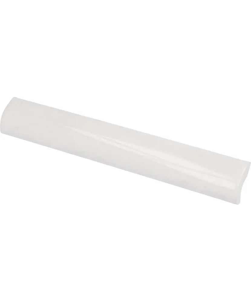 Pencil Bullnose Tribeca Gypsum White 3x20 cm - pièce spéciale NAIS