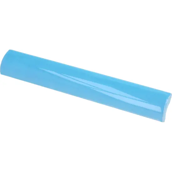 Pièce spéciale Pencil Bullnose Village Azure Blue 3x20 cm