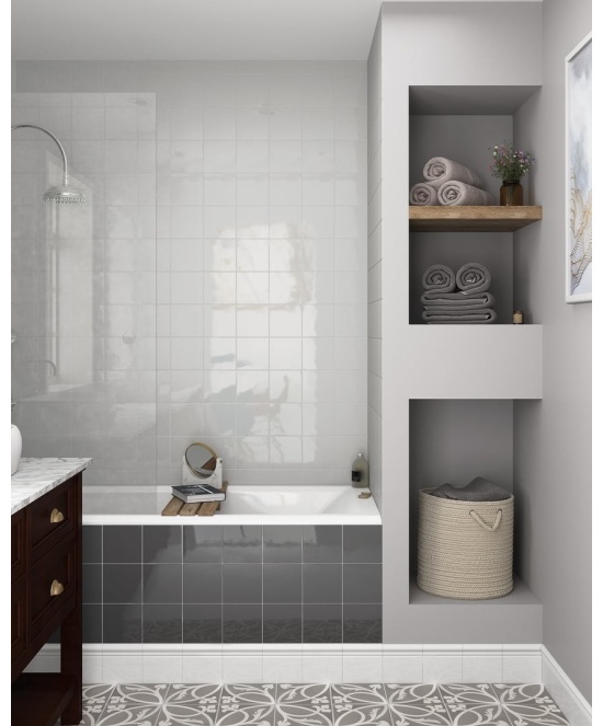Evolution Light Grey 15x15 cm - carrelage NAIS - image 4