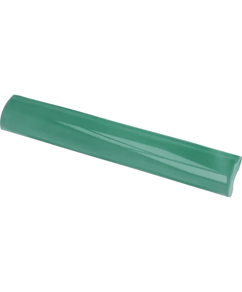 Pencil Bullnose Village Esmerald Green 3x20 cm - pièce spéciale NAIS