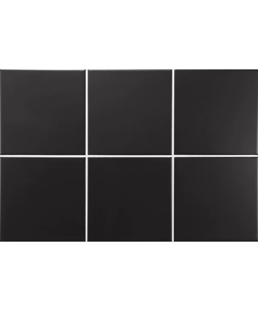 Carrelage Evolution Black Mat 15x15 cm - détail du carreau
