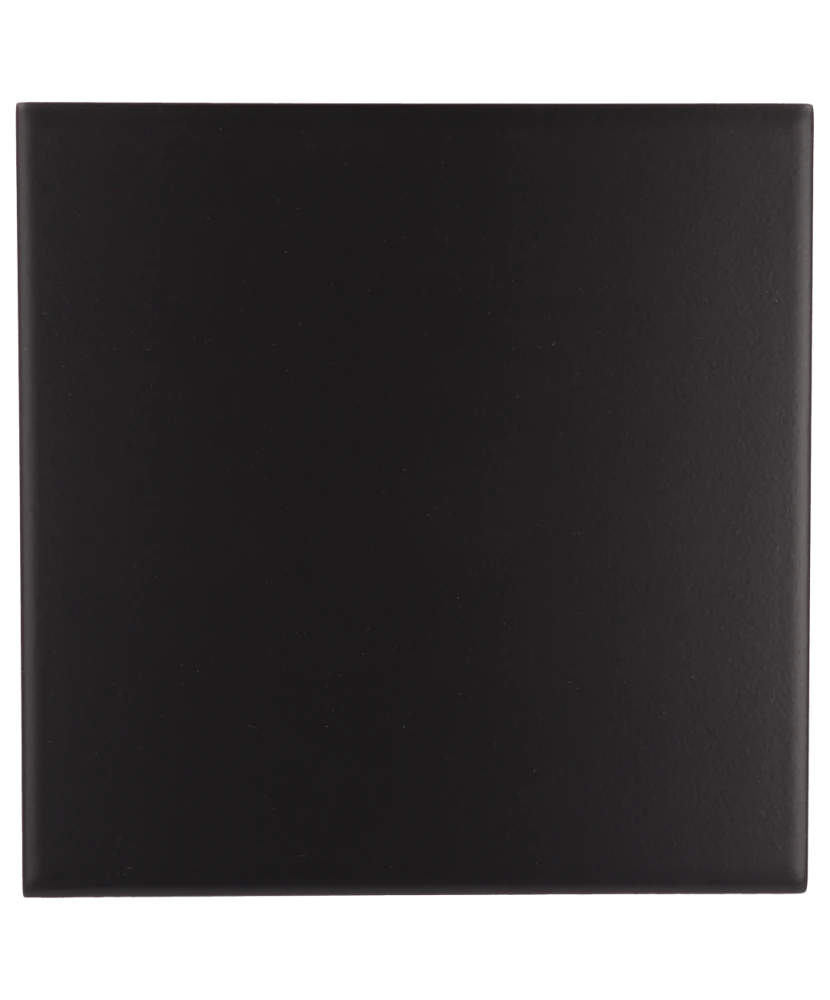 Carrelage Evolution Black Mat 15x15 cm - vue de face du carreau