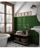 Carrelage Evolution Victorian Green 15x15 cm - vue d’ambiance