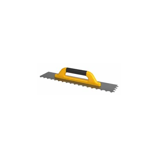 Platoir à colle 50 x 12 cm poignée caoutchouc - dents 20 x 11.5 mm