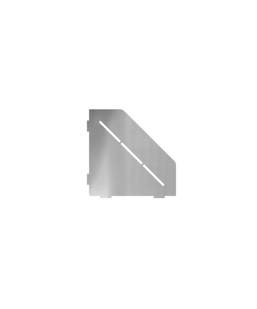 Porte-savon design Diamant 200 mm - Acier inox AISI 304