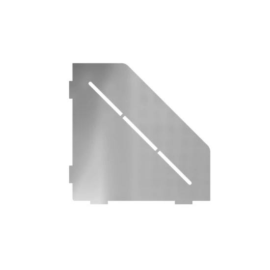 Porte-savon design Diamant 200 mm - Acier inox AISI 304